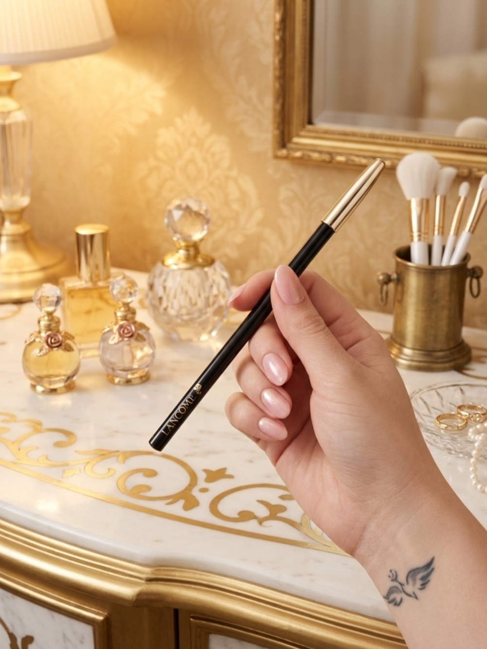 Lancôme Le Crayon Khol Eyeliner 602 Black Ebony Eye Liner Pencil Full Size Good!